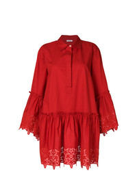 Красное платье-рубашка от P.A.R.O.S.H.