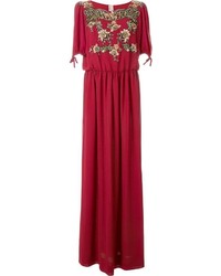 Красное платье с пайетками от Antonio Marras