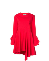 Красное платье с пышной юбкой от Goen.J