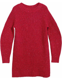 Красное платье-свитер от Burberry