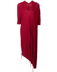 Красное платье-свитер от Masnada
