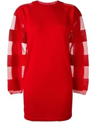 Красное платье-свитер от MM6 MAISON MARGIELA
