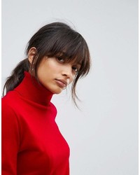 Красное платье-свитер от Boohoo