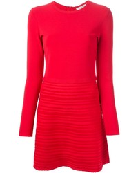 Красное платье-свитер от Valentino