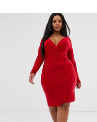 Красное платье-футляр от Koco & K Plus