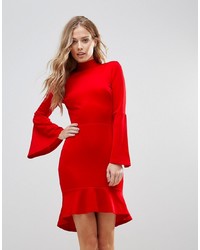 Красное платье-футляр от Oh My Love