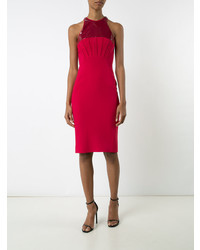 Красное платье-футляр от Antonio Berardi