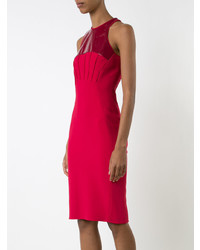 Красное платье-футляр от Antonio Berardi
