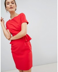 Красное платье-футляр от Zibi London