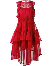 Красное платье от Alberta Ferretti