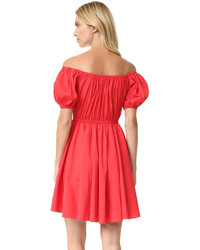 Красное платье от Caroline Constas