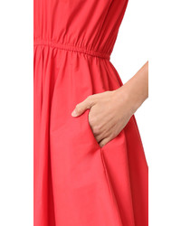 Красное платье от Caroline Constas