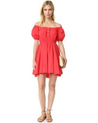 Красное платье от Caroline Constas