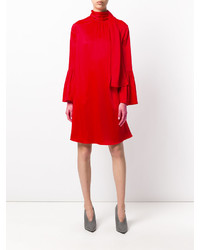 Красное платье от Fendi
