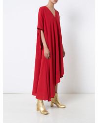 Красное платье от Maison Margiela