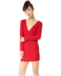 Красное платье от Dsquared2