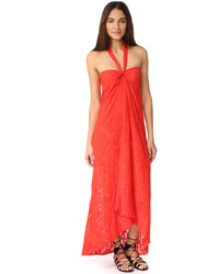 Красное платье от Fuzzi