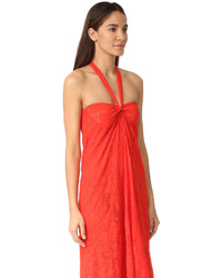 Красное платье от Fuzzi