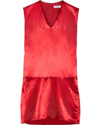 Красное платье от Jil Sander