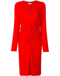 Красное платье от Lanvin