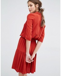 Красное платье от BA&SH