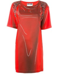 Красное платье от Moschino