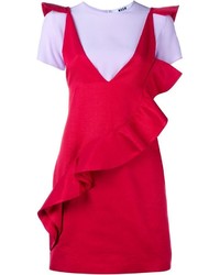 Красное платье от MSGM