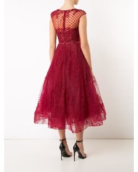 Красное платье от Marchesa