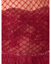 Красное платье от Marchesa