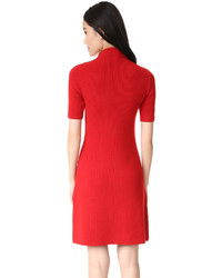 Красное платье от Tory Burch