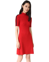 Красное платье от Tory Burch