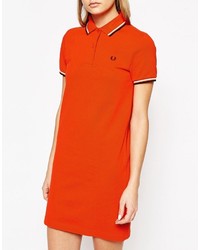 Красное платье от Fred Perry