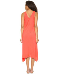 Красное платье от Lanston