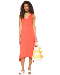 Красное платье от Lanston