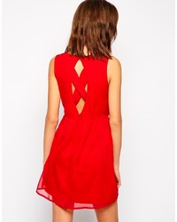 Красное повседневное платье от Vero Moda