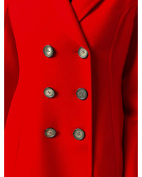 Женское красное полупальто от Versace