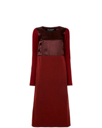 Красное сатиновое платье-миди от Junya Watanabe Comme Des Garçons Vintage