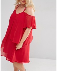 Красное свободное платье от Asos