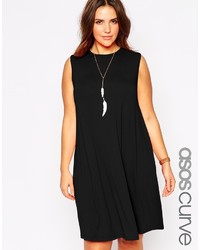 Красное свободное платье от Asos