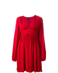 Красное свободное платье от Giambattista Valli