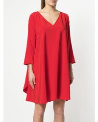 Красное свободное платье от Gianluca Capannolo