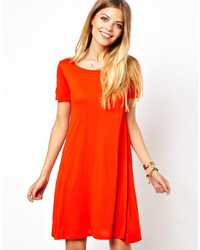 Красное свободное платье от Vero Moda