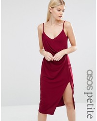 Красное шелковое платье-майка от Asos