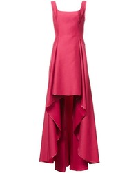 Красное шелковое платье от Alberta Ferretti