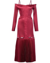 Красное шелковое платье от Barbara Casasola
