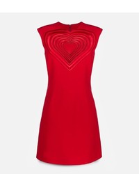 Красное шелковое платье от Christopher Kane