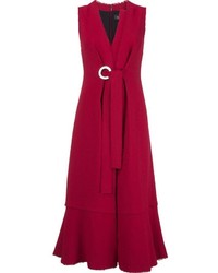 Красное шелковое платье от Proenza Schouler
