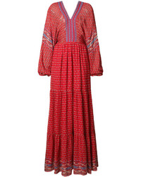 Красное шелковое платье от Ulla Johnson