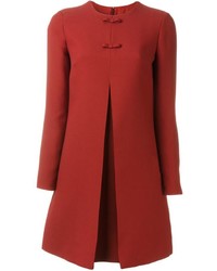 Красное шелковое платье от Valentino
