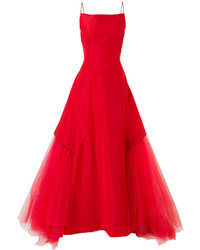 Красное шелковое платье от Zac Posen